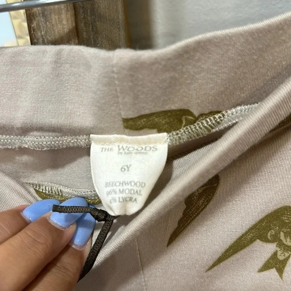 Kate Quinn The Woods Girls Modal leggings size 6 NWT - Picture 3 of 3